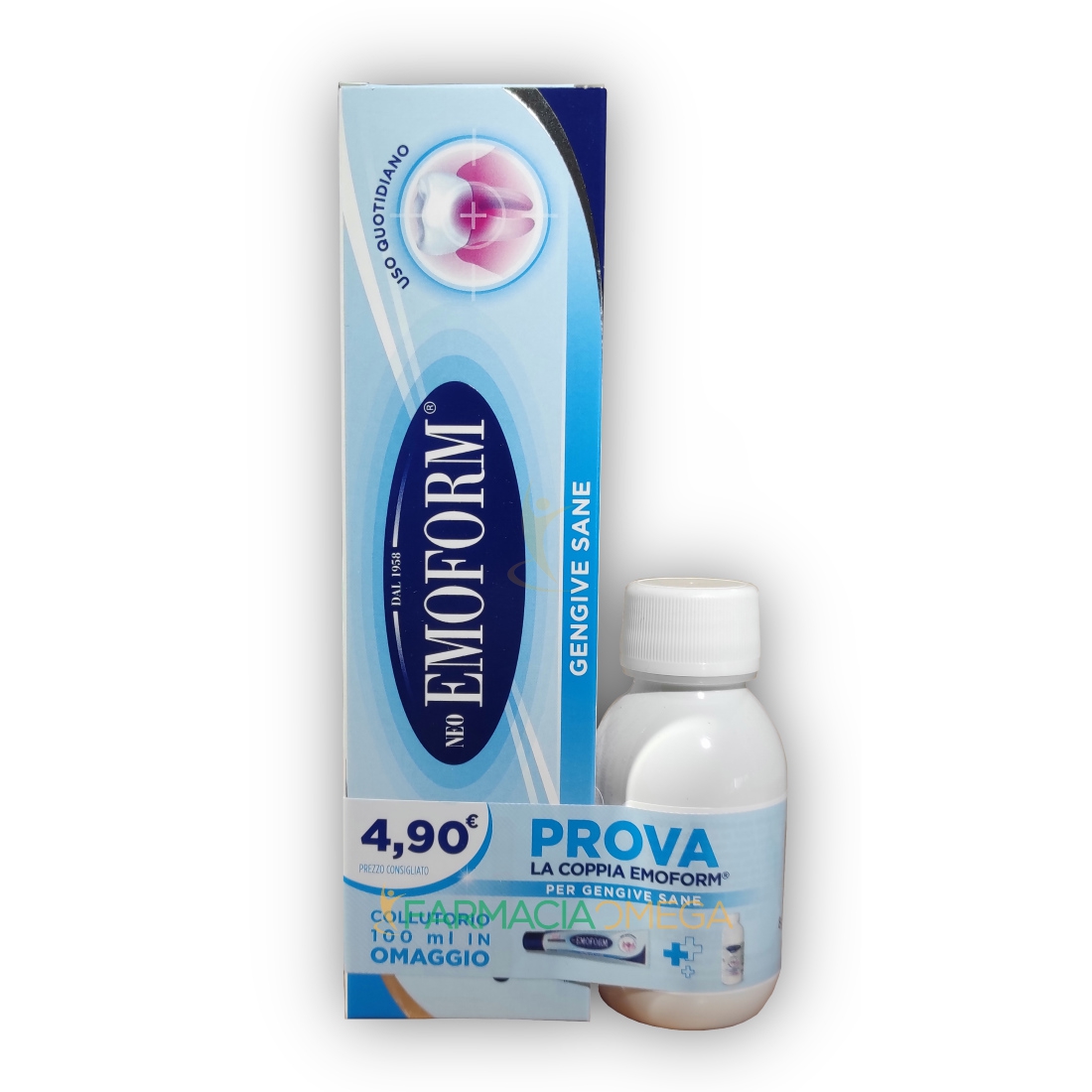 Polifarma Benessere Neo Emoform 100 Ml + Aqua Collutorio 100 Ml