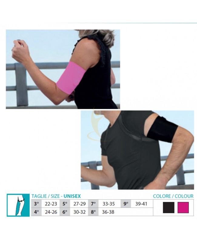 Safte Orione Fascia Braccio Copri Dispositivo Diabete 36 Nero Misura 8 36-38