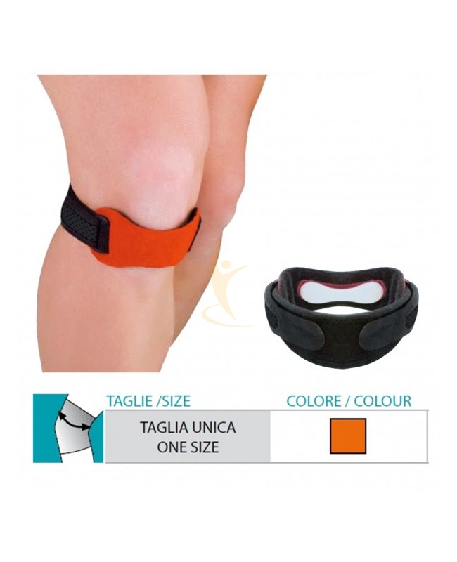 Safte Orione 4110 Supporto Sottorotuleo Con Silicone Rosso Unica