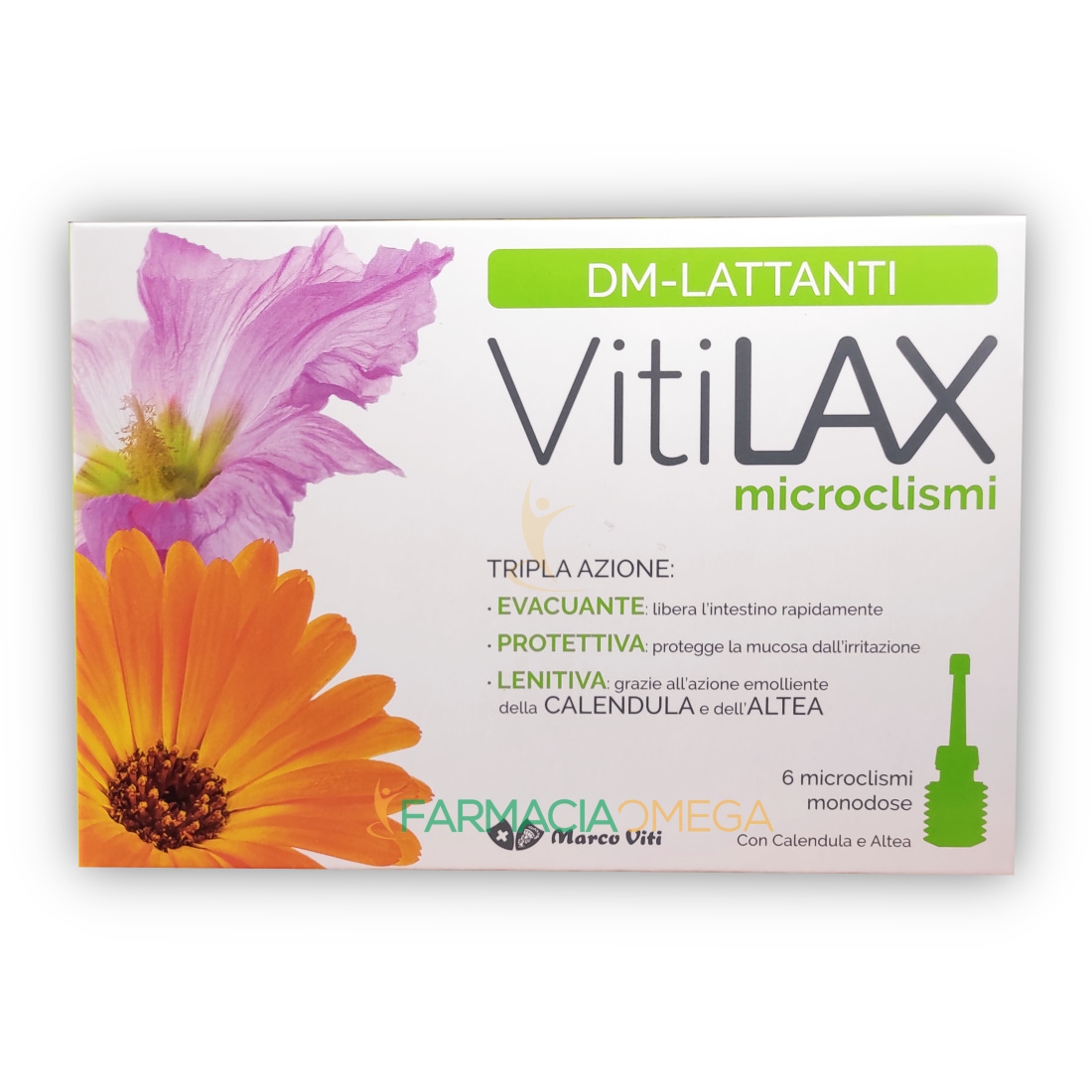 Marco Viti Farmaceutici Vitilax Microclismi Lattanti 6 X 3 G