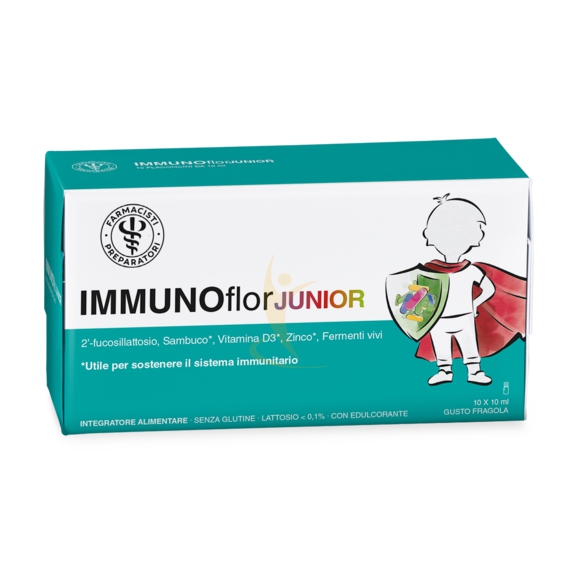 Linea Difese Immunitarie Immunoflor Junior 10 Flaconcini Da 10 Ml