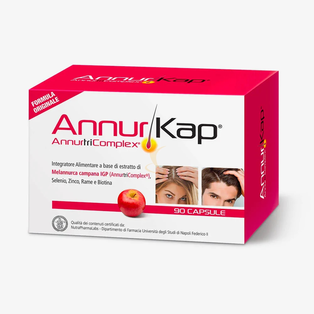 DiVa srl Linea Capelli Sani e Forti AnnurKap Integratore Alimentare 90 Capsule