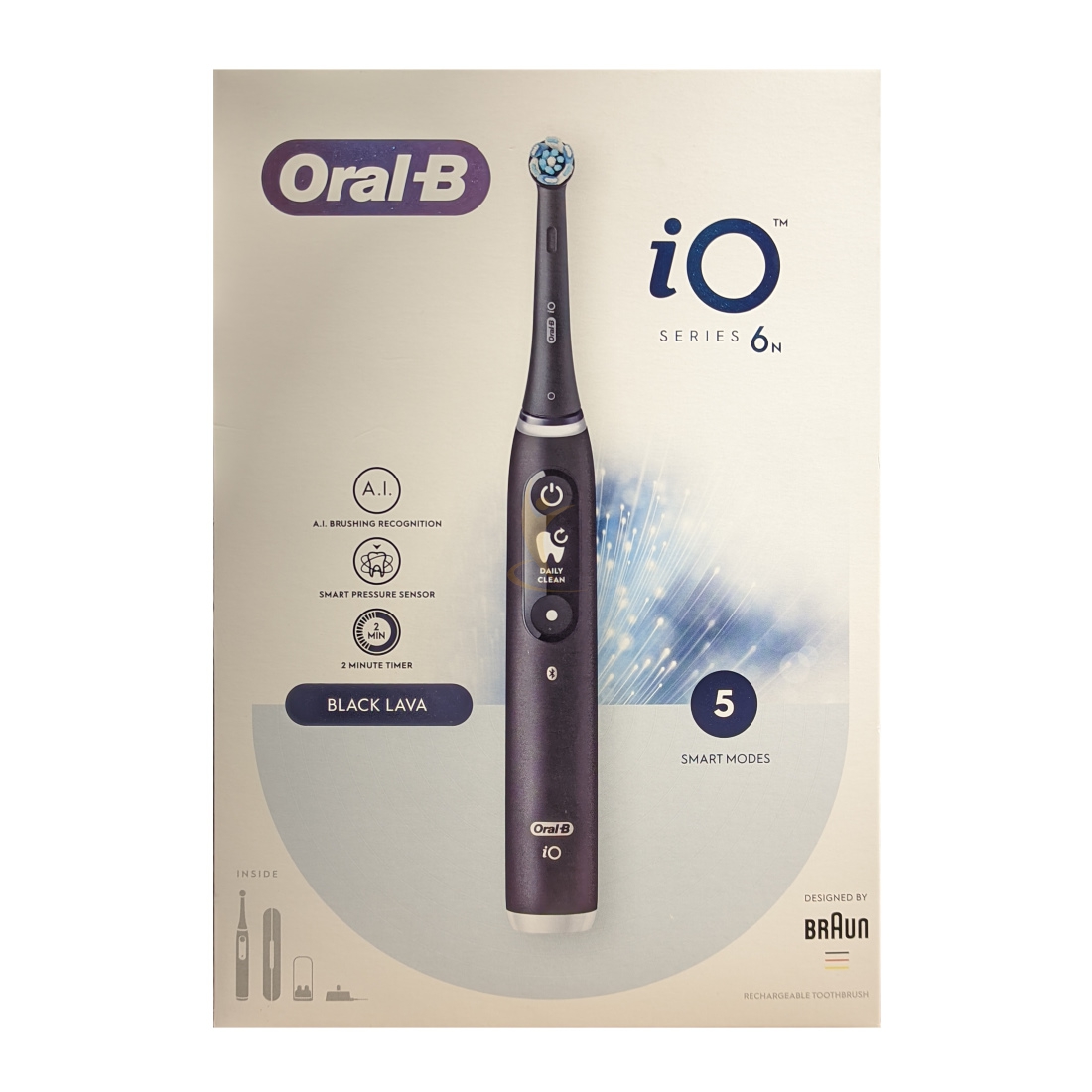 Procter & Gamble Oralb Spazzolino Elettrico Io Serie 6 Black