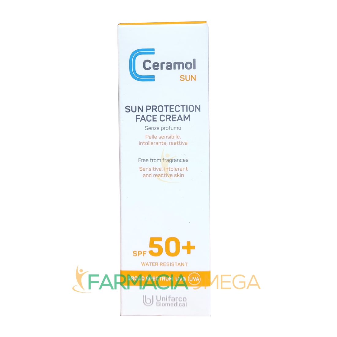 Ceramol Sun Protection Face Cream Viso Spf50+ 50ml