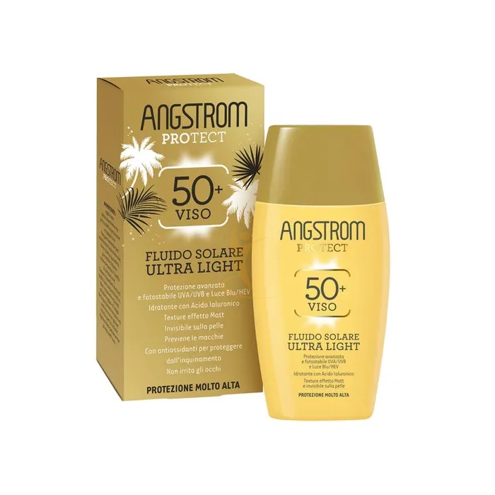 Angstrom Fluido Solare Viso Ultra Light Spf50+ 40 ml.