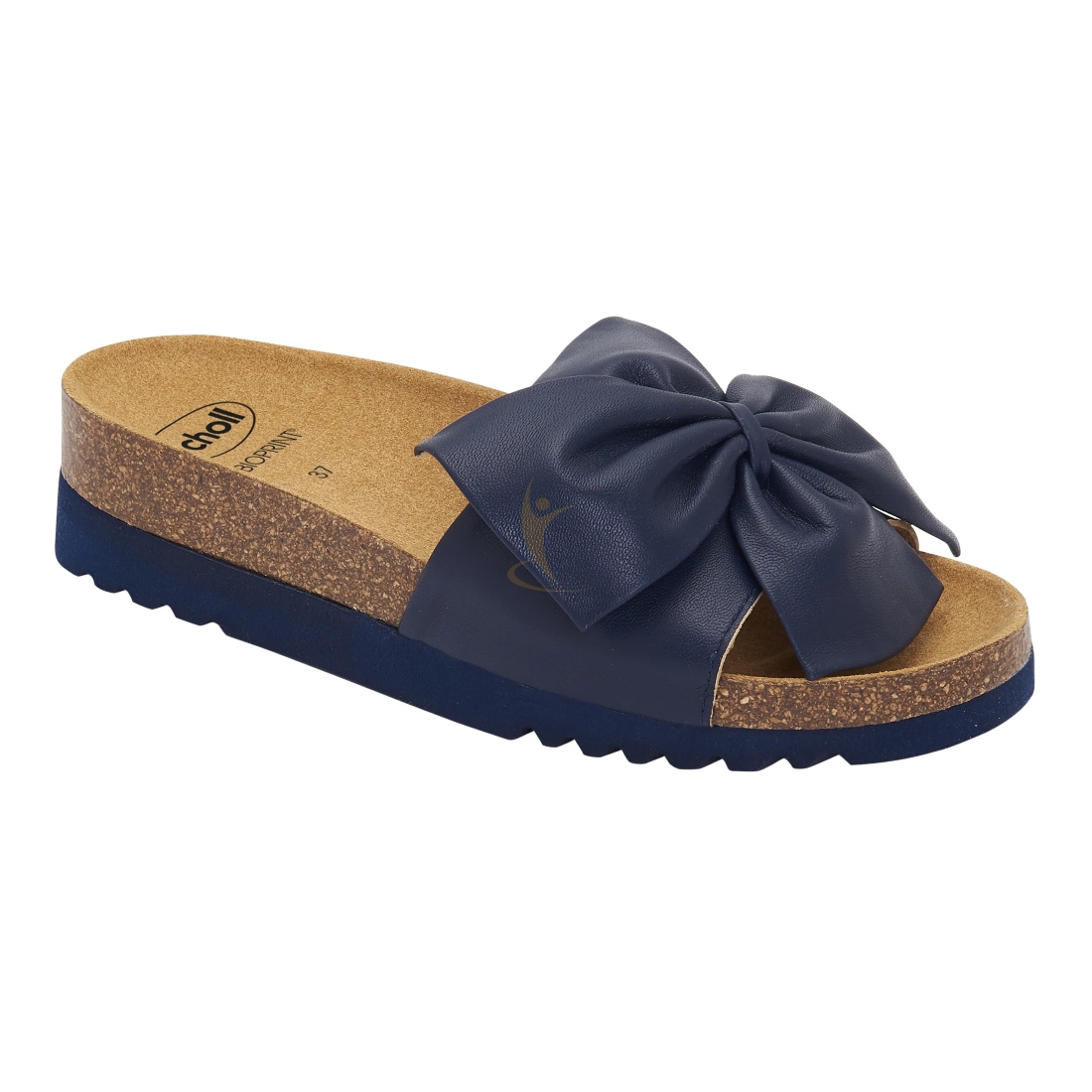 Scholl Bowy Sandali Slide Donna - In Pelle Con Soletta Antibatterica - Foto 7