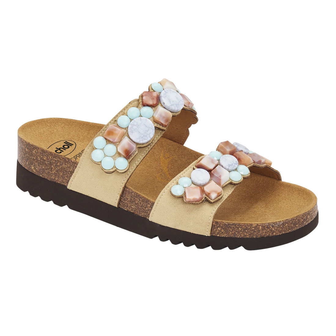 Dr.scholl's Sandalo Sintra 2 Straps Microfibra Beige 39