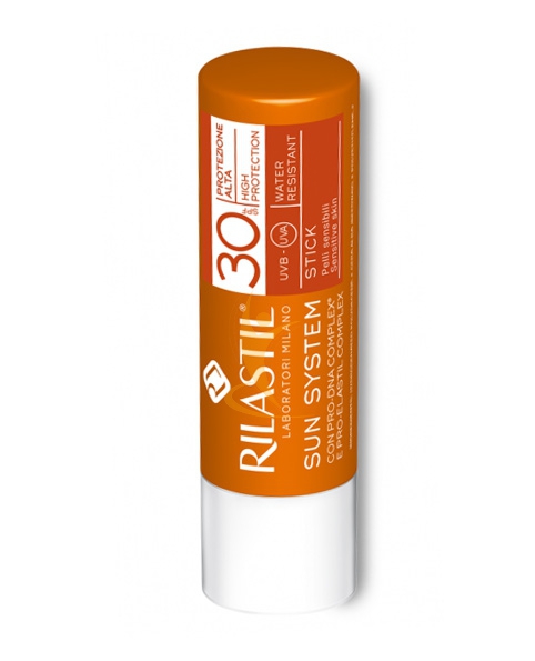 Rilastil Linea Sun System PPT SPF30 Stick Large Zone Sensibili Delicate 4 ml