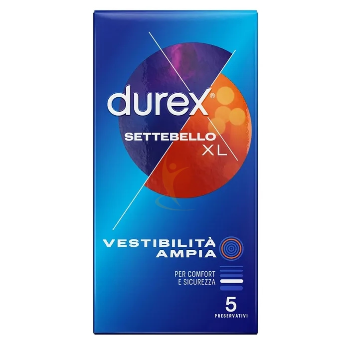 Durex Linea Classica Profilattici In Lattice Settebello Xl 5pz