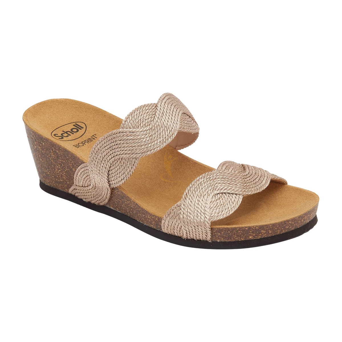 Scholl Zeppa Cetara Rope Gold 38