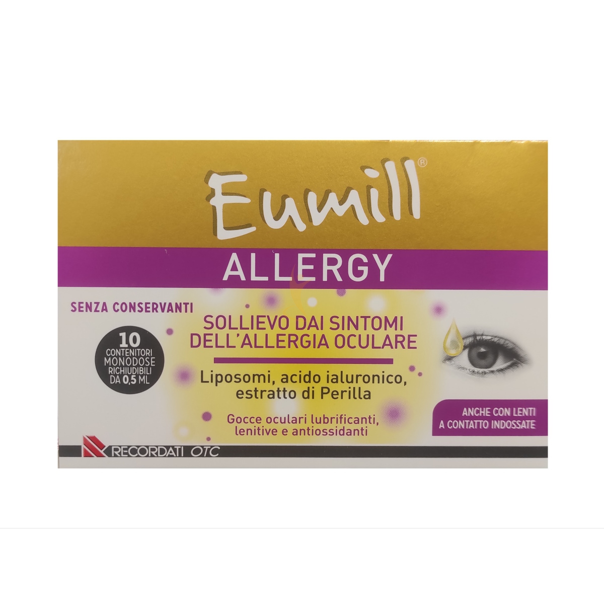 Recordati Linea Benessere Occhi Eumill Allergy Collirio 10 Flaconcini Monodose