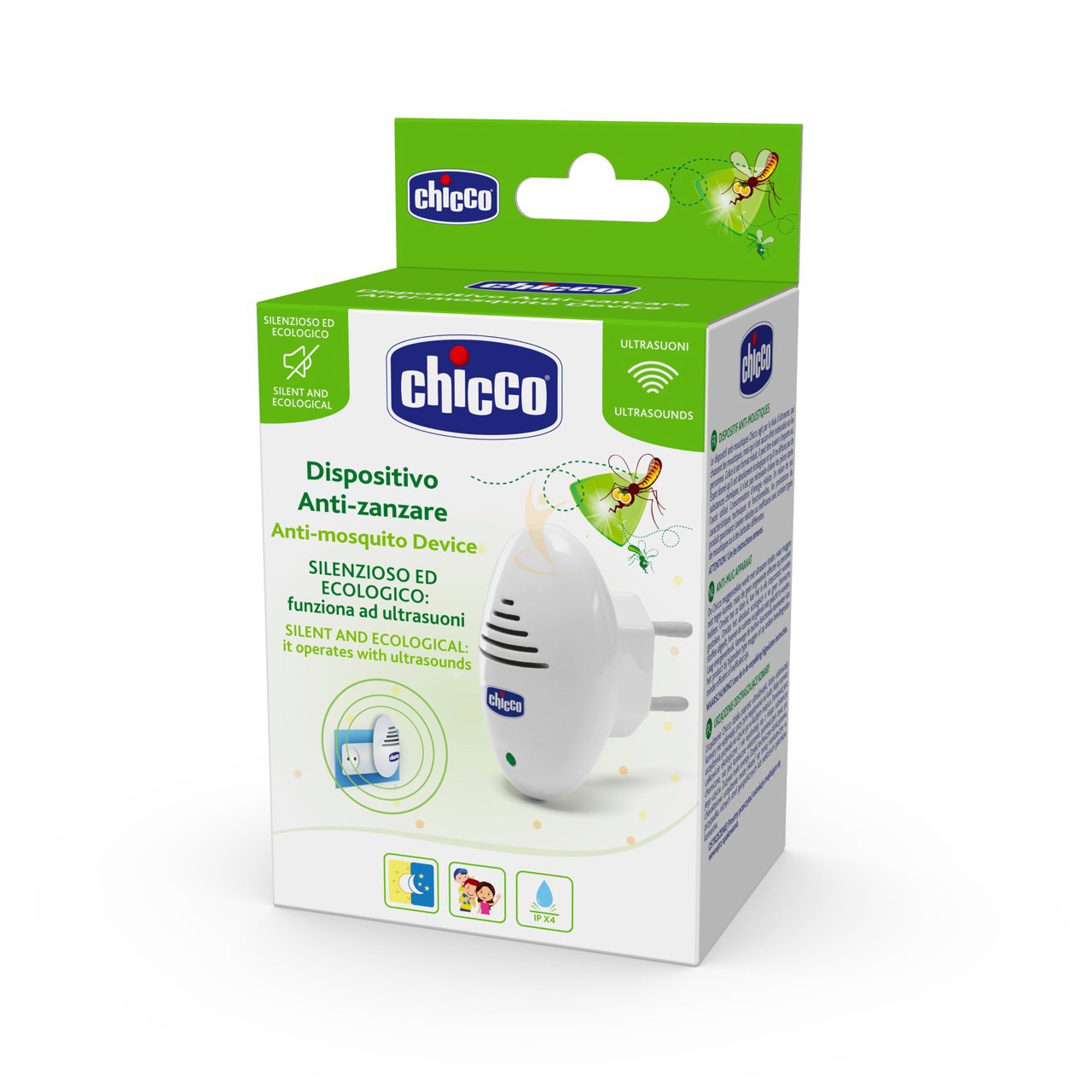 Chicco Dispositivo Antizanzare Ad Ultrasuoni Con Spina