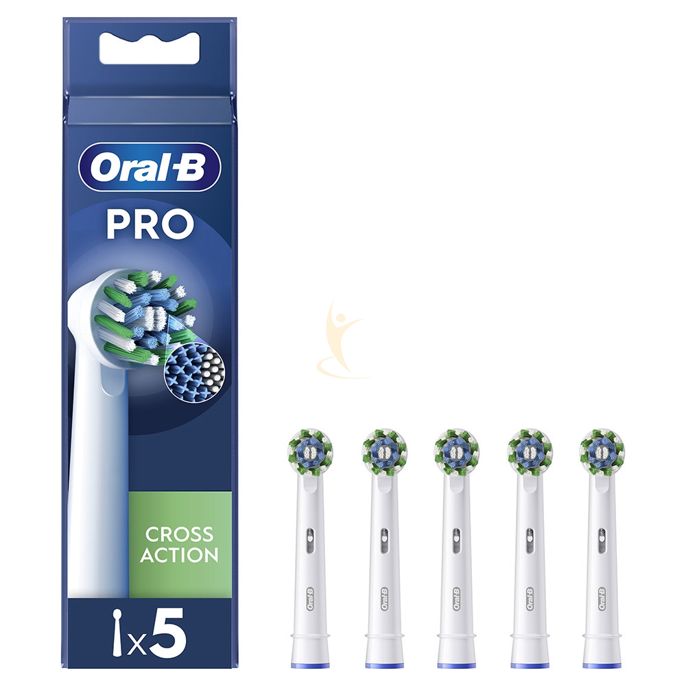 Oralb Pro Refill Testine Di Ricambio Cross Action White 5 Tesine
