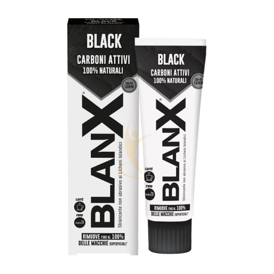 Blanx Dentifricio Sbiancante Black Carboni Attivi 75ml