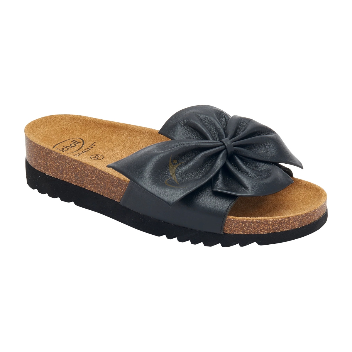 Dr.scholl's Ciabatta Donna Bowy 2.0 Pelle Nero Misura 37