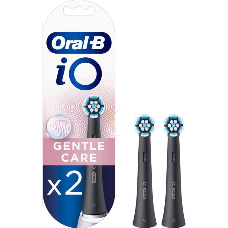 Procter & Gamble Oralb Linea iO Refill Gentle Care Black 2 Pezzi