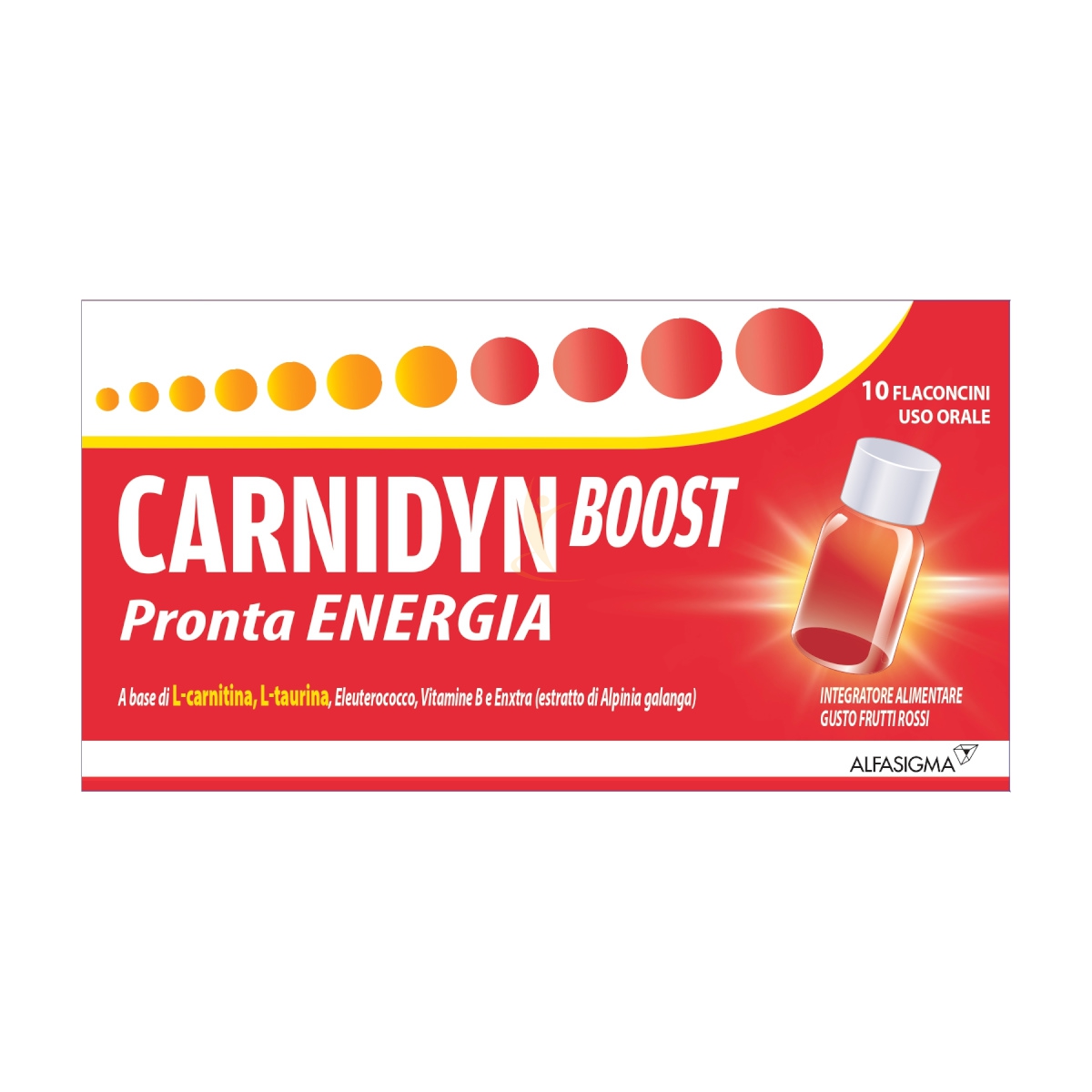 Alfasigma Carnidyn Boost Integratore Alimentare 10fl