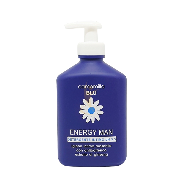 M&d Pharmacy Linea Camomilla Blu Detergente Intimo Uomo Energy Man pH 5,5 300ml