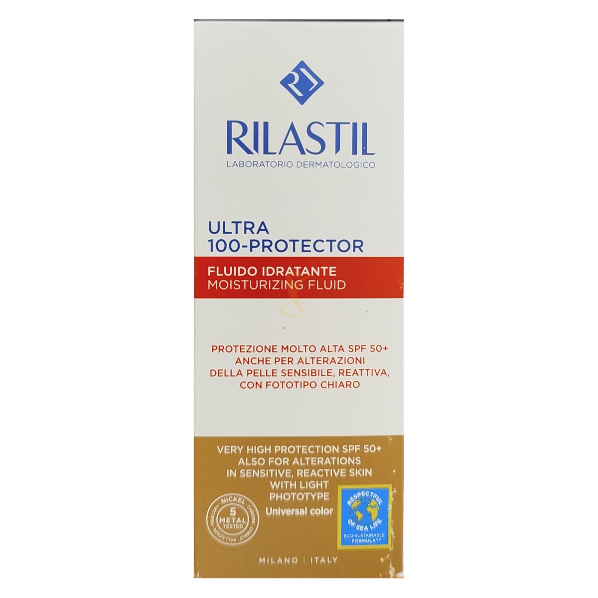 Rilastil Linea Sole Viso Ultra 100 Protector Fluido Colorato 50ml