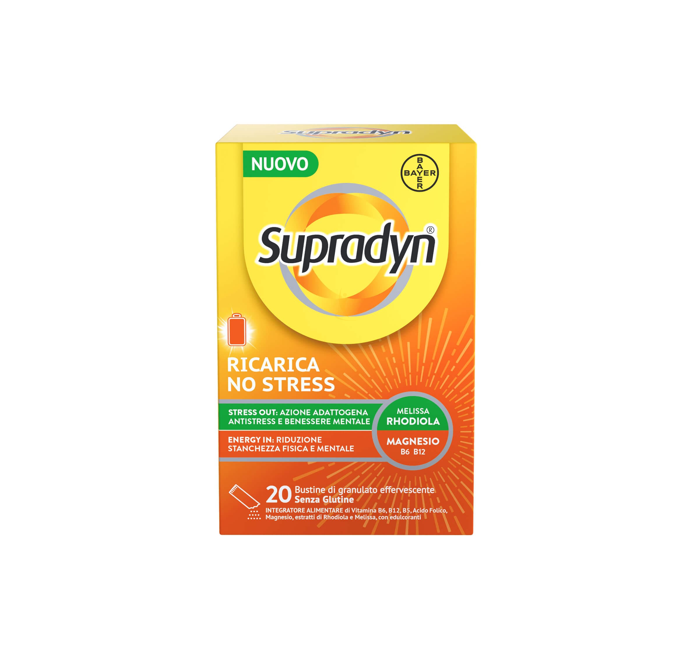 Supradyn Linea Vitamine e Minerali Supradyn Ricarica No Stress 20 bustine