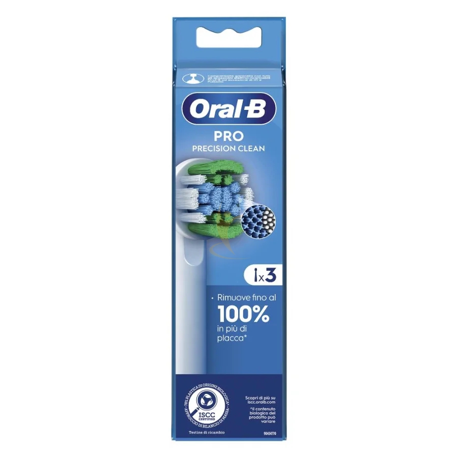 Oral-B Testine Di Ricambio Pro Precision Clean Bianco 3 Testine