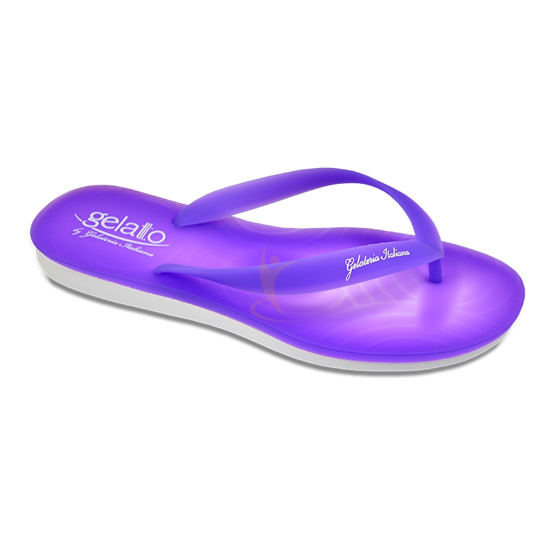 Gelatto Scarpa Infradito Donna Linea Arcobaleno Colore Viola Misura 37/38