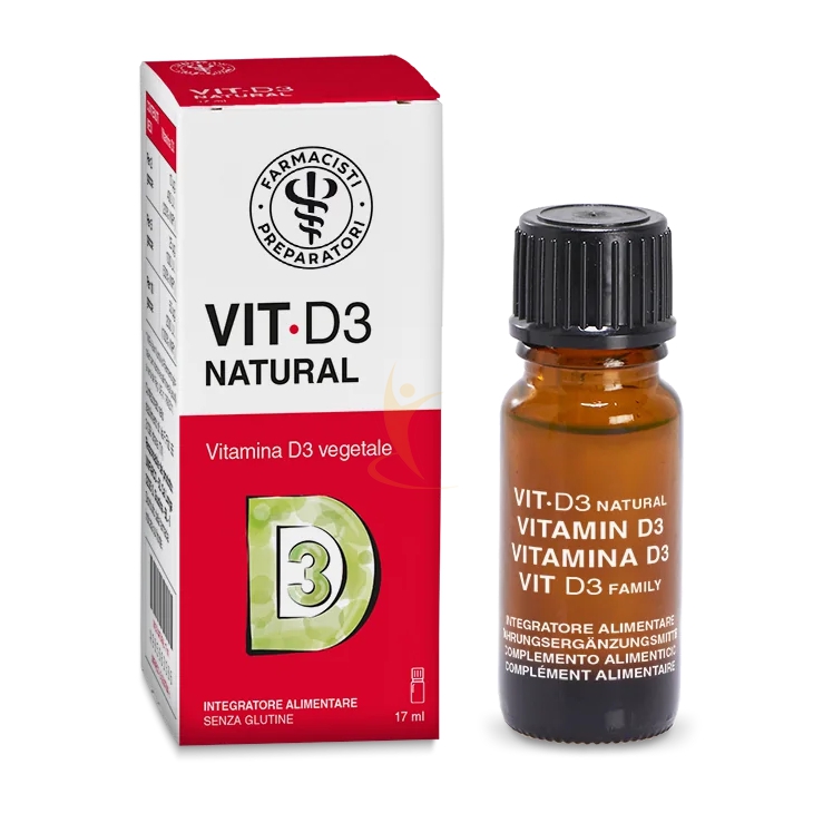 Linea Integratori Alimentari Vit D3 Natural Vitamina D3 Vegetale 17ml