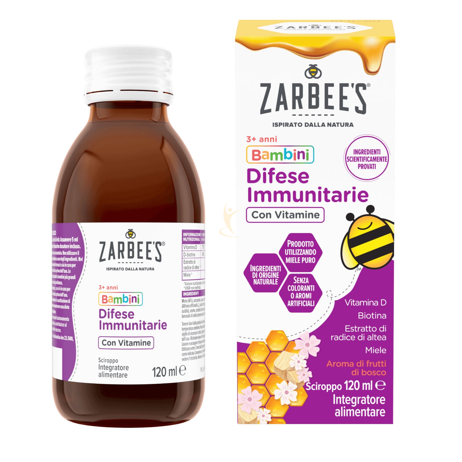 Zarbee's� Sciroppo Difese Immunitarie Bambini Aroma Frutti Di Bosco 120ml