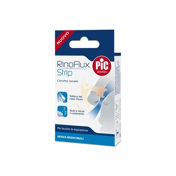 Pic Rinoflux Strip Cerotto Nasale Misura Standard 56x18mm Confezione Da 30 Pezzi