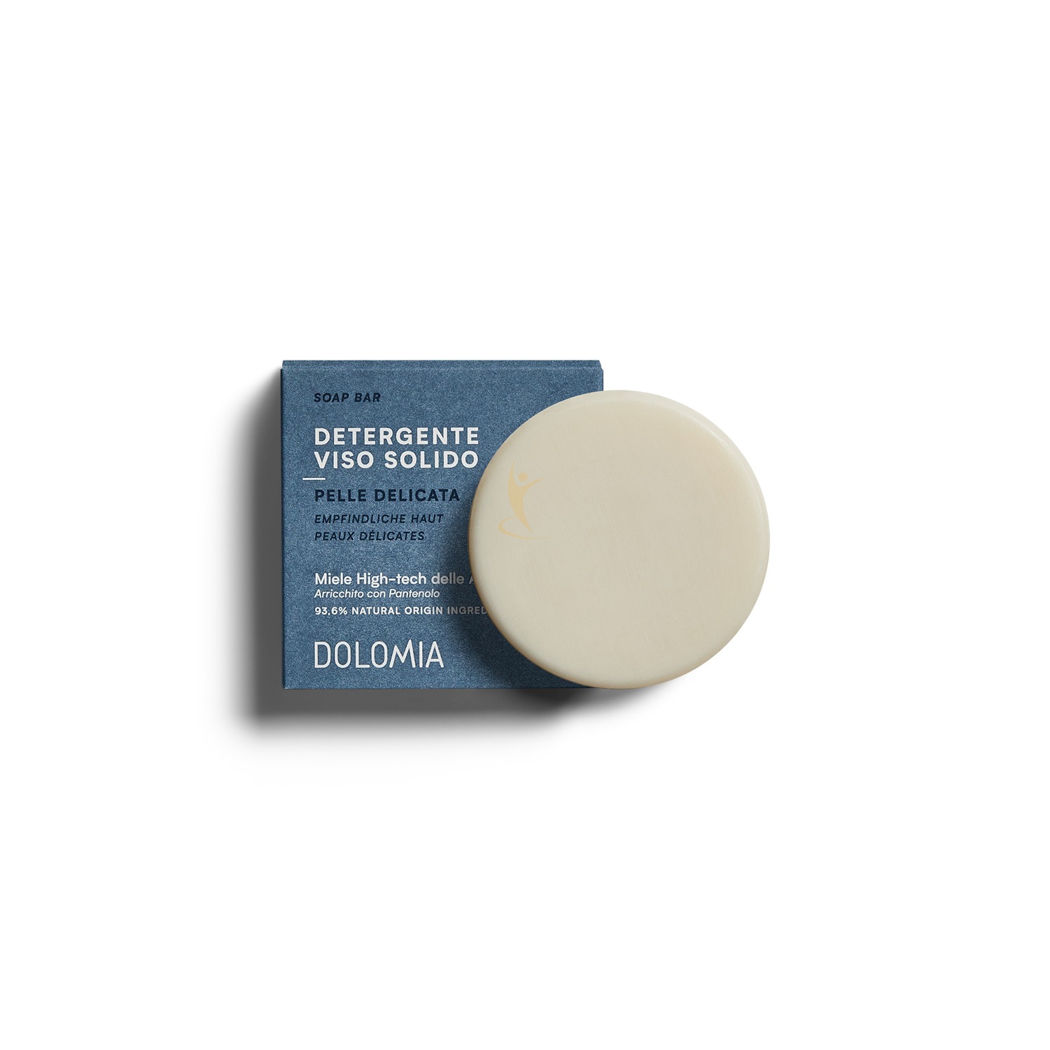 Dolomia Linea Skincare Soap Bar Bianca Detergente Solido Pelle Delicata 60g