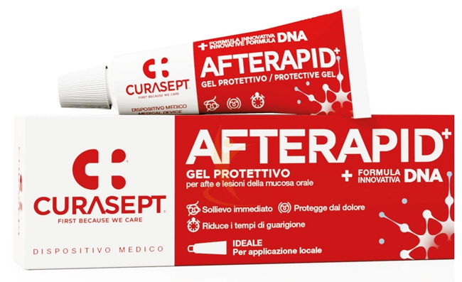 Curasept Afterapid Dna Gel Protettivo Afte 10ml