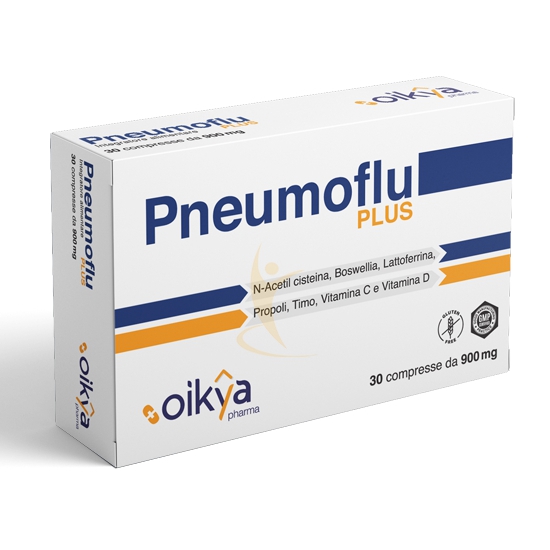 Oikya Pharma Pneumoflu Plus Integratore Alimentare 30 Compresse