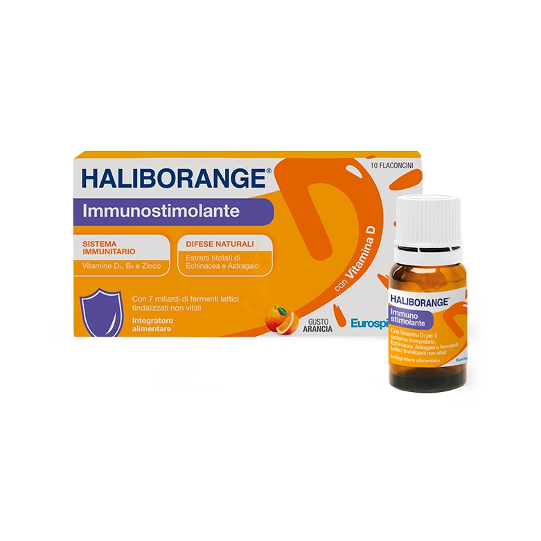 Eurospital Linea Difese Immunitario Haliborange Immunostimolante 10 Flaconcini