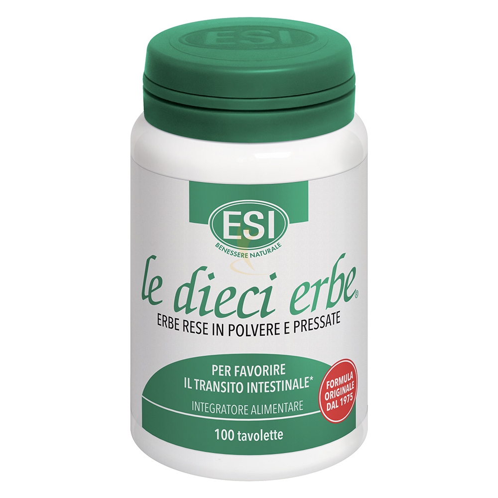 Esi Linea Benessere Intestinale Le Dieci Erbe Polvere Pressata in 100 Tavolette