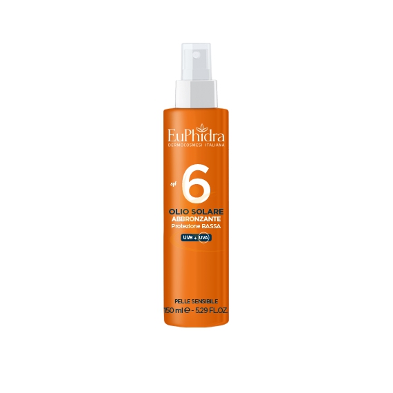 EuPhidra Linea UV System SPF6 Olio Abbronzante Intensivo Corpo 150 ml