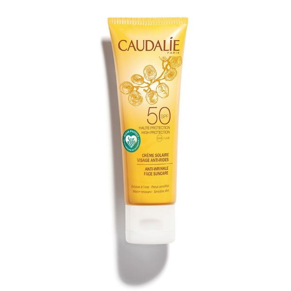 Caudalie Crema solare SPF50 Trattamento Solare Anti-Rughe Viso 50 ml