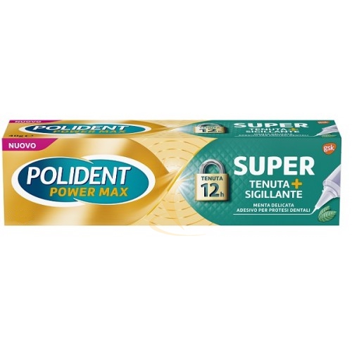 Polident Super Tenuta + Sigillante Delicata Adesivo Protesi Dentale 70 G