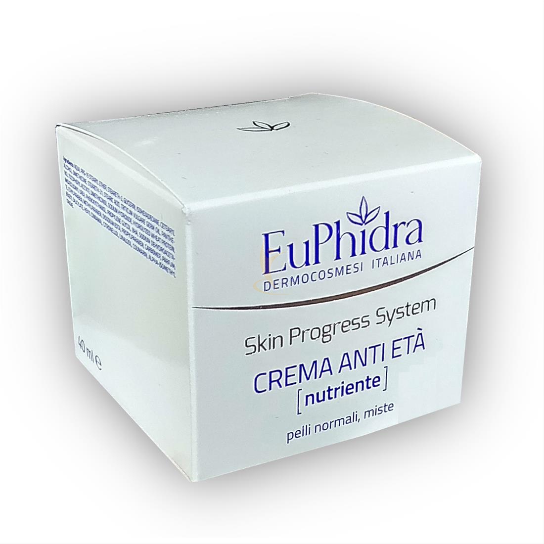 EuPhidra Linea Skin-Progress System Crema Anti-Et Nutriente Pelli Miste 40 ml