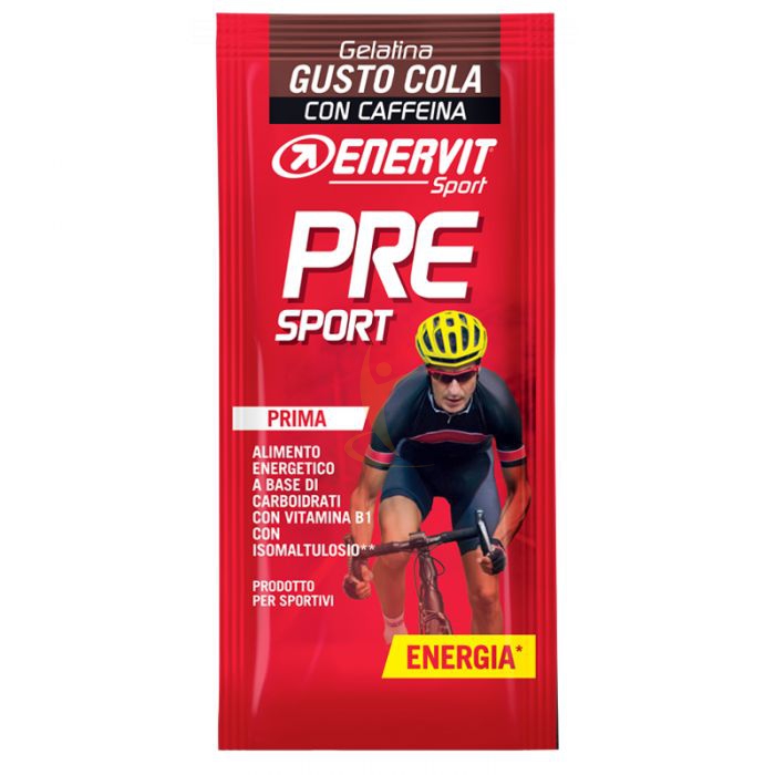Enervit Sport Linea Energia PRE SPORT Gelatina Energetica Gusto Cola 45 g