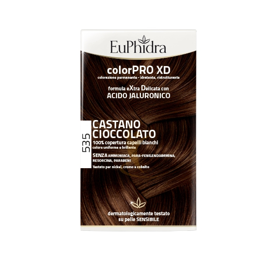 EuPhidra Linea ColorPRO XD Colorazione Extra-Delixata 535 Castano Cioccolato