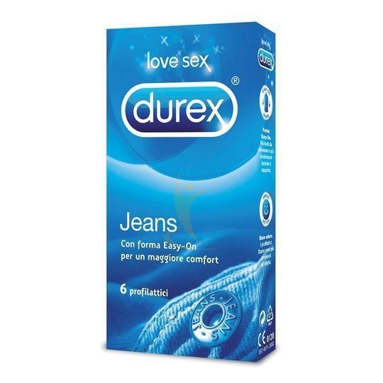 Durex Linea Classic Jeans Vestibilit Easy On Confezione con 6 Profilattici