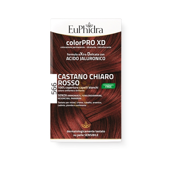 EuPhidra Linea ColorPRO XD Colorazione Extra-Delixata 566 Cast Chiaro Rosso