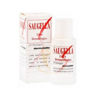 Saugella Linea Rossa Dermatologica Dermolatte Latte Detergente Idratante 200 ml