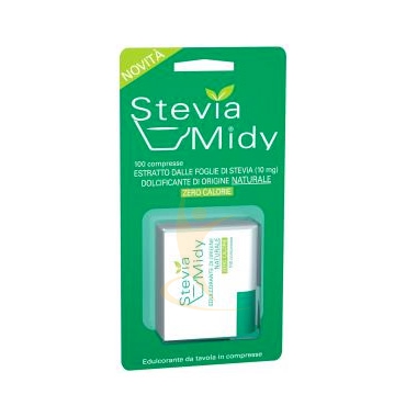 Esi Linea Alimentazione Speciale Stevia Midy Dolcificante Naturale 100 Compresse