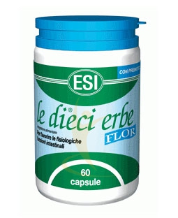 Esi Linea Benessere Intestinale Le Dieci Erbe Flor con Prebiotico 60 Capsule