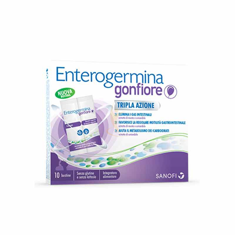 Sanofi Aventis Linea Intestino Sano Enterogermina Gonfiore Integratore 10 Buste