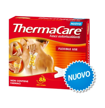 Thermacare Linea Salute e Benessere Flexible Use 6 Fasce Schiena Braccia