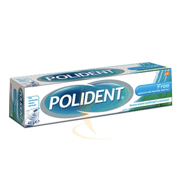 Polident Linea Protesi Dentali Free Crema Adesiva Protettiva senza Zinco 40 g