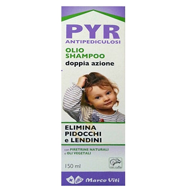 Marco Viti Linea Anti-Pediculosi Pyr Shampoo Olio Delicato Doppia Azione 150 ml