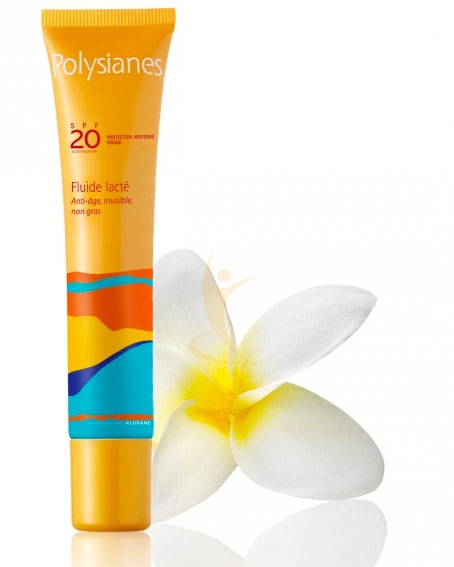 Klorane Polysianes Linea Solare SPF20 Fluide Lact� con Monoi Anti-Age 40 ml
